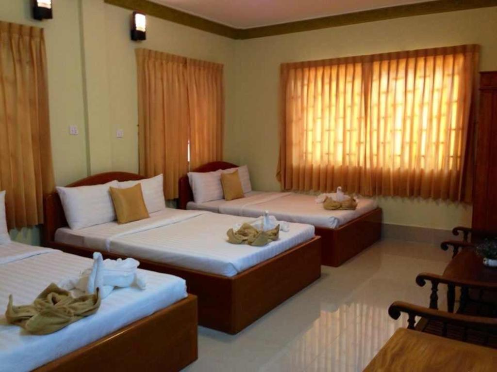 Apsara Guest House Kampot City Zimmer foto